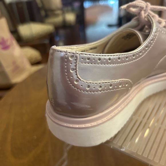 Geox Respira Italian patent leather rose gold oxfords, size EUR 36, US 6 - Picture 5 of 6